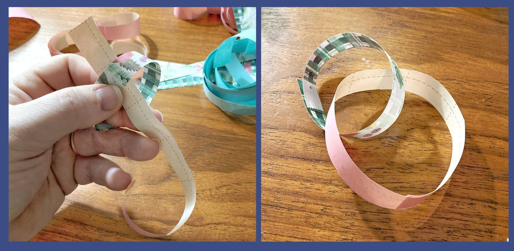 How to Make a Paper Chain for Christmas - Step 3