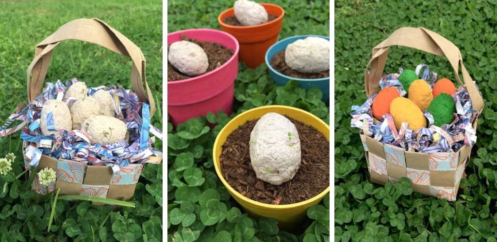 DIY Seed Bomb Easter Eggs Tutorial