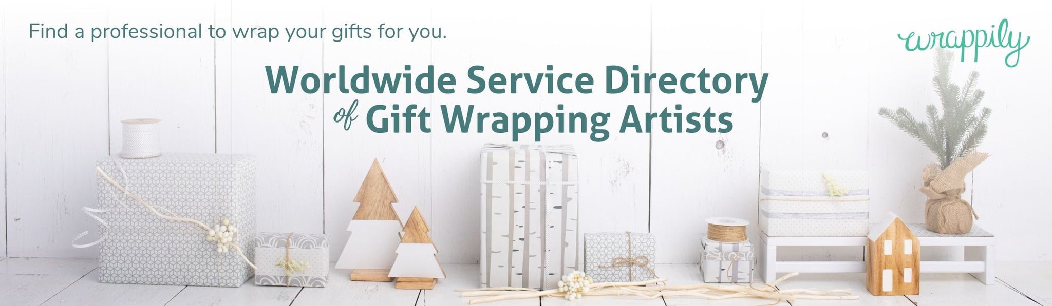 Find a professional to wrap gifts for you: Worldwide Service Directory of Gift Wrapping Artists