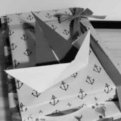 Gift Wrapping for Kids and Baby - Sailboat Gift Topper