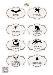 The Future Image - Free Printable Potion Bottle Labels Halloween