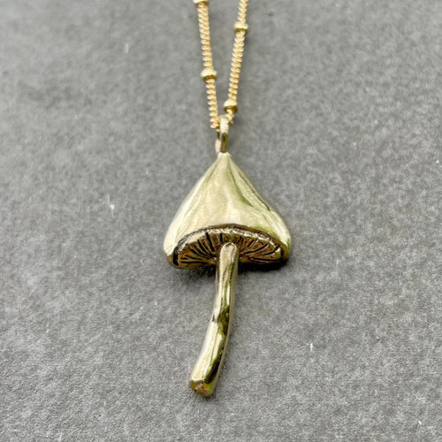 Buy Wholesale China 18k Gold Stainless Steel Tiny Chain Mushroom Pendant  Necklace & Stainless Steel Mushroom Pendant Necklace at USD 2.8 | Global  Sources