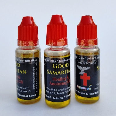 Good Samaritan Oil for healing and anointing oil 3 pack combo.