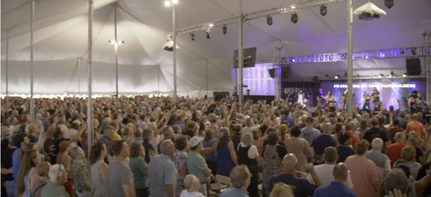 Greg Locke has a tent revival in Tennesse