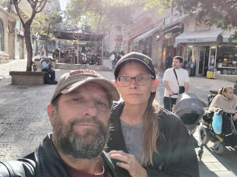 Gordon and Roni in Jerusalem