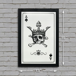 ace of spades poker room dimensional picture