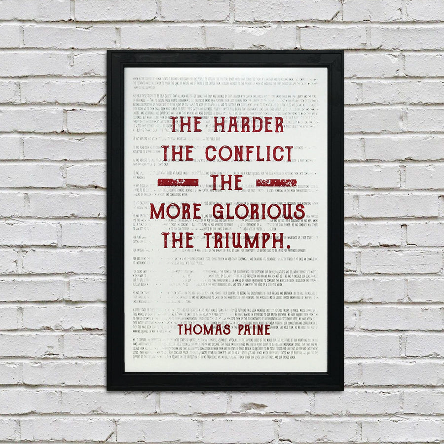 the harder the conflict the greater the triumph quote