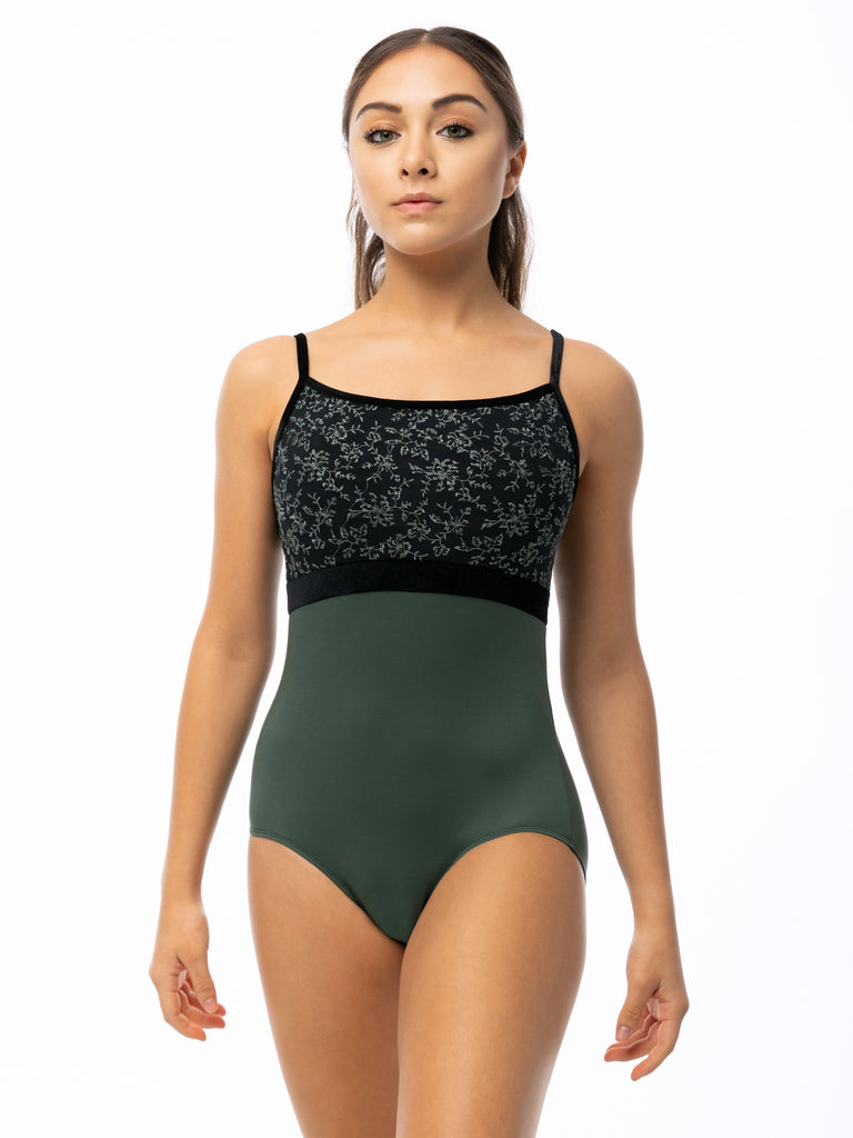Suffolk Lace Overlay Camisole Leotard - 2552A – The Station