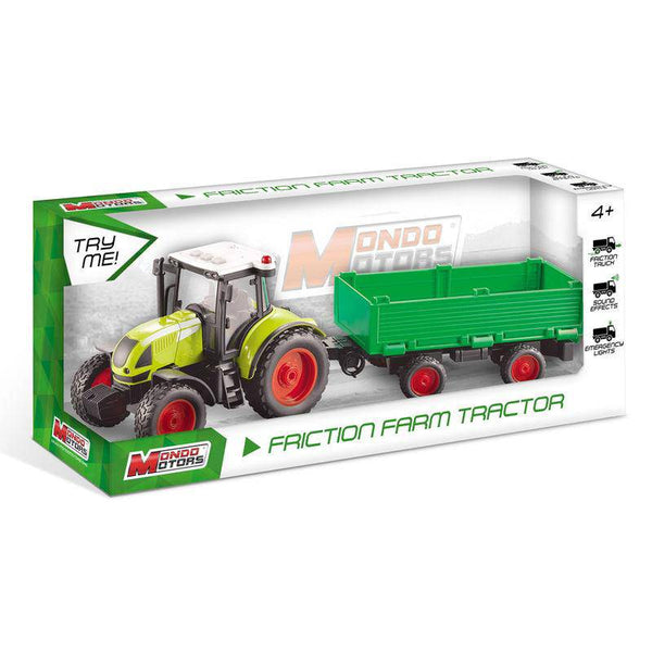 Scorch krijgen Kwade trouw Vehicle Mondo Motors Friction Farm Tractor Trailer 40cm | Albagame