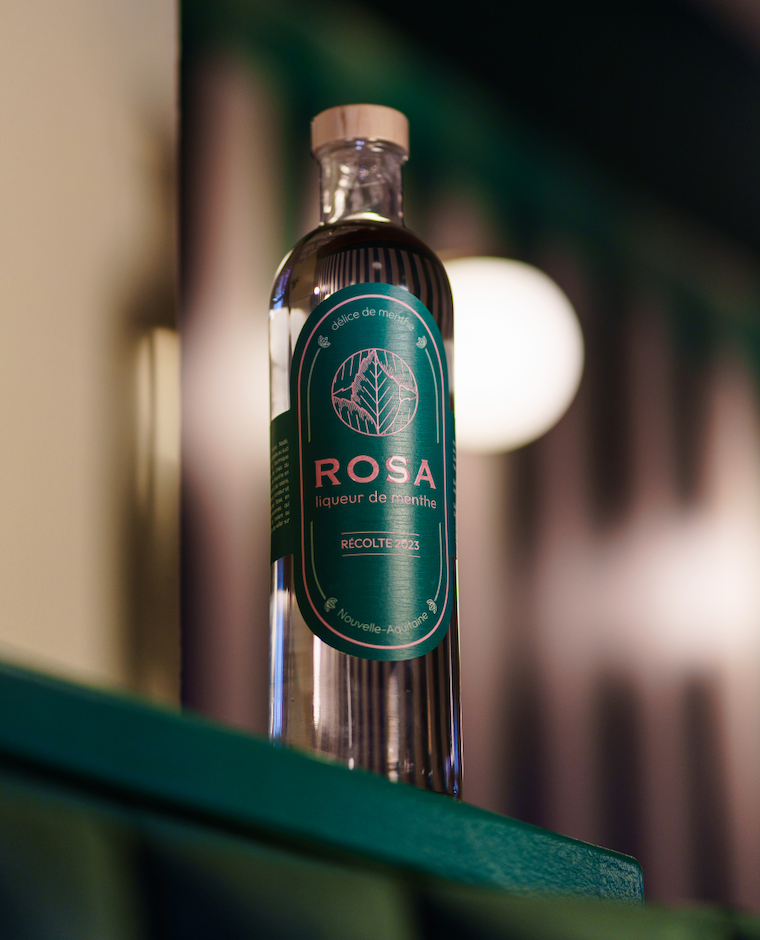 rosa liqueur de menthe