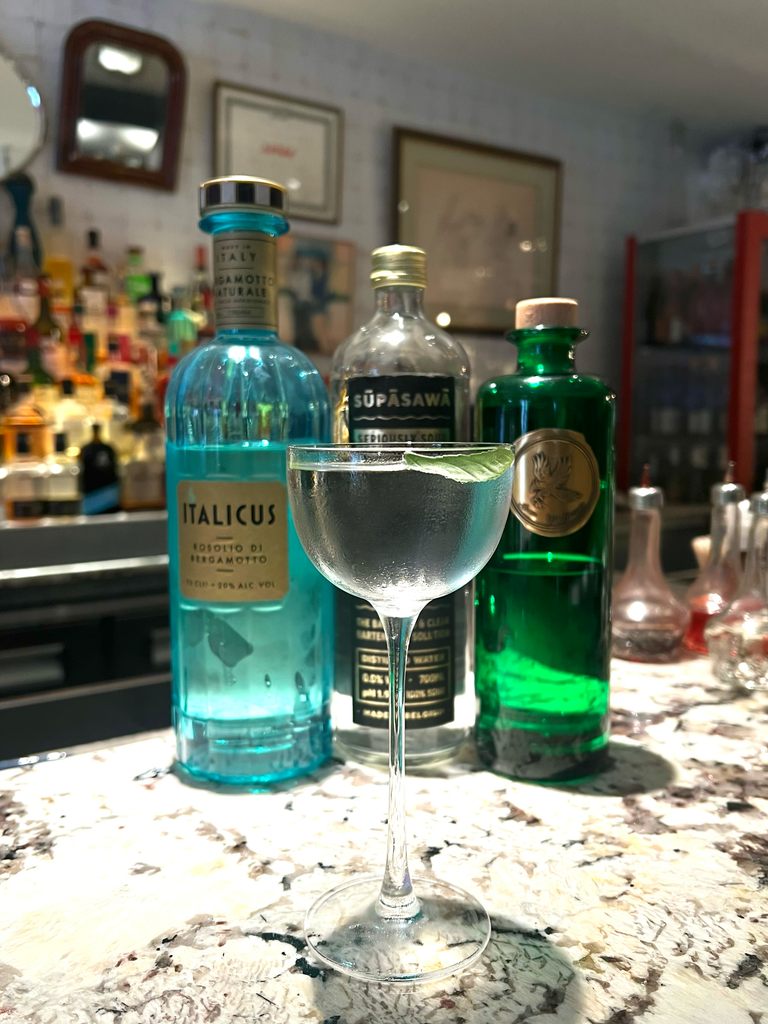 Cocktail Sergiobotto avec Gin Avem Botaurus