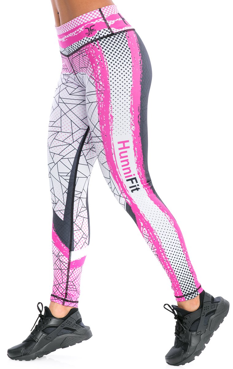 black and pink workout leggings