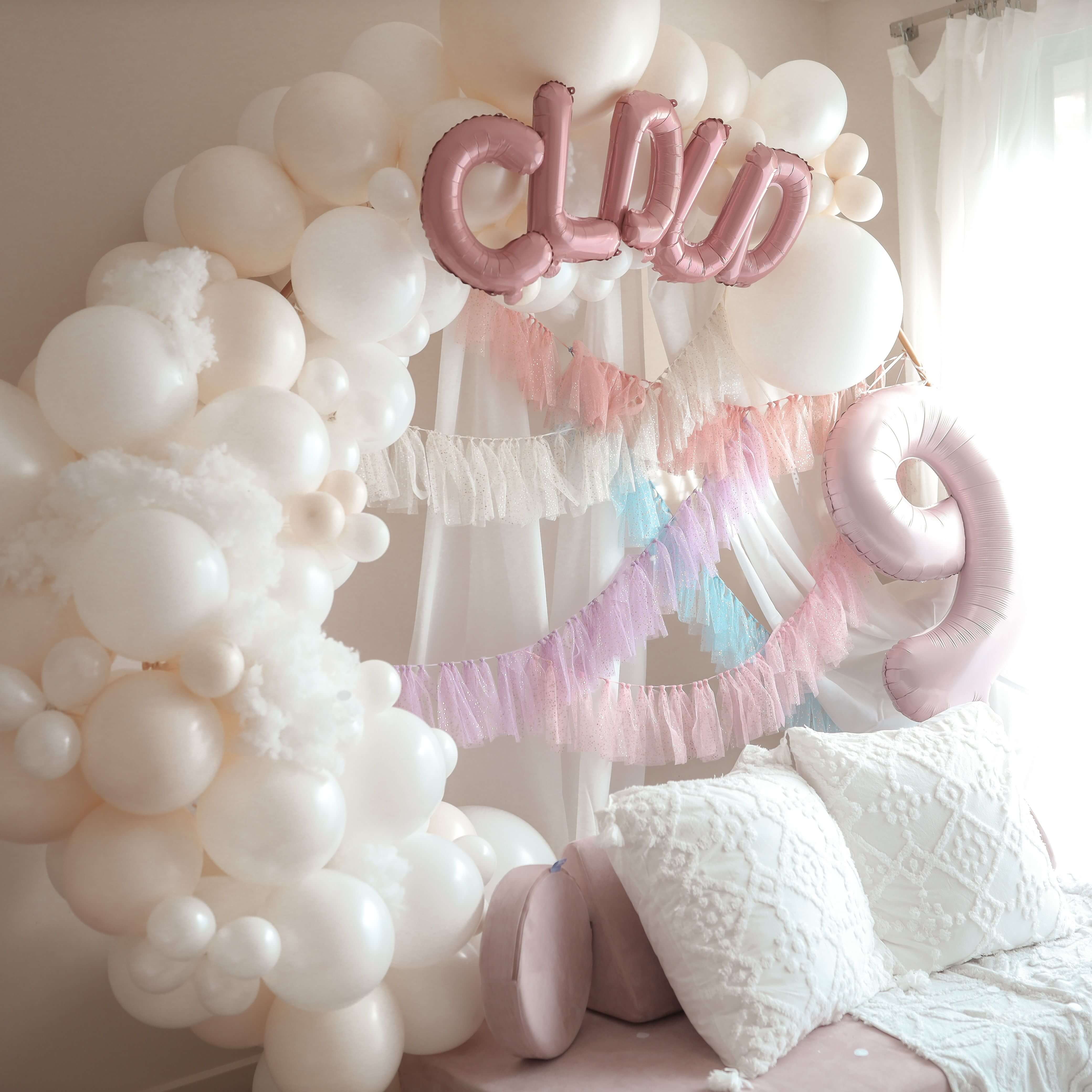 cloud 9 birthday party balloon decorations