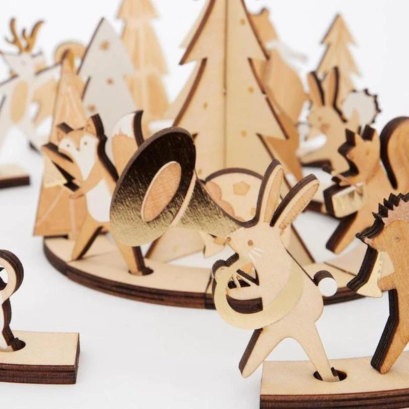 Wooden Marching Band Advent Calendar Meri Meri The PopUp Party Co.