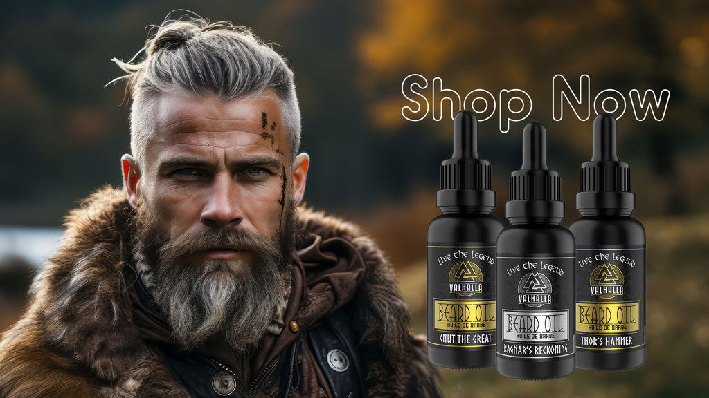 Shop Now Beard Oils. Modern Viking with stunning Beard.