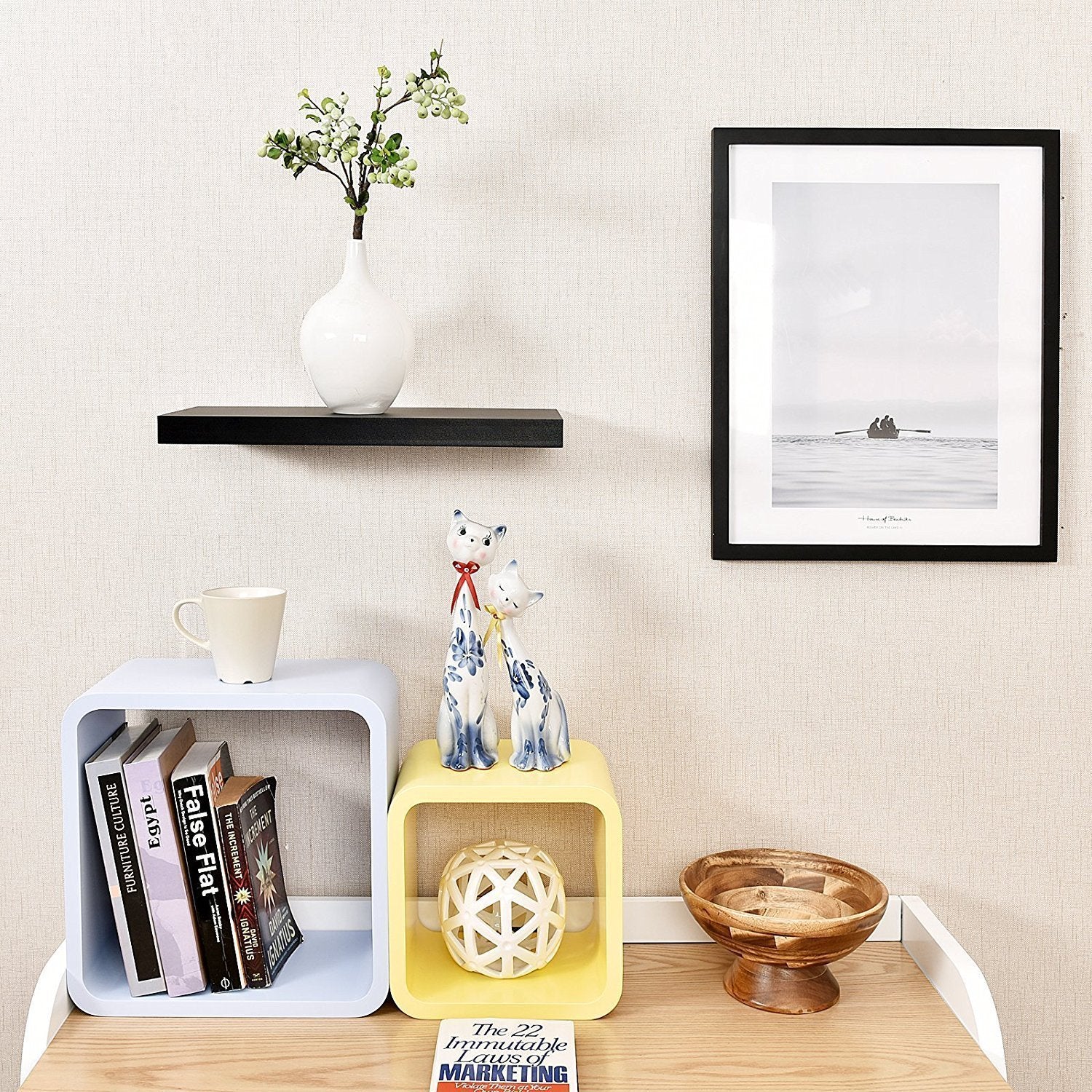 18 inch floating shelf