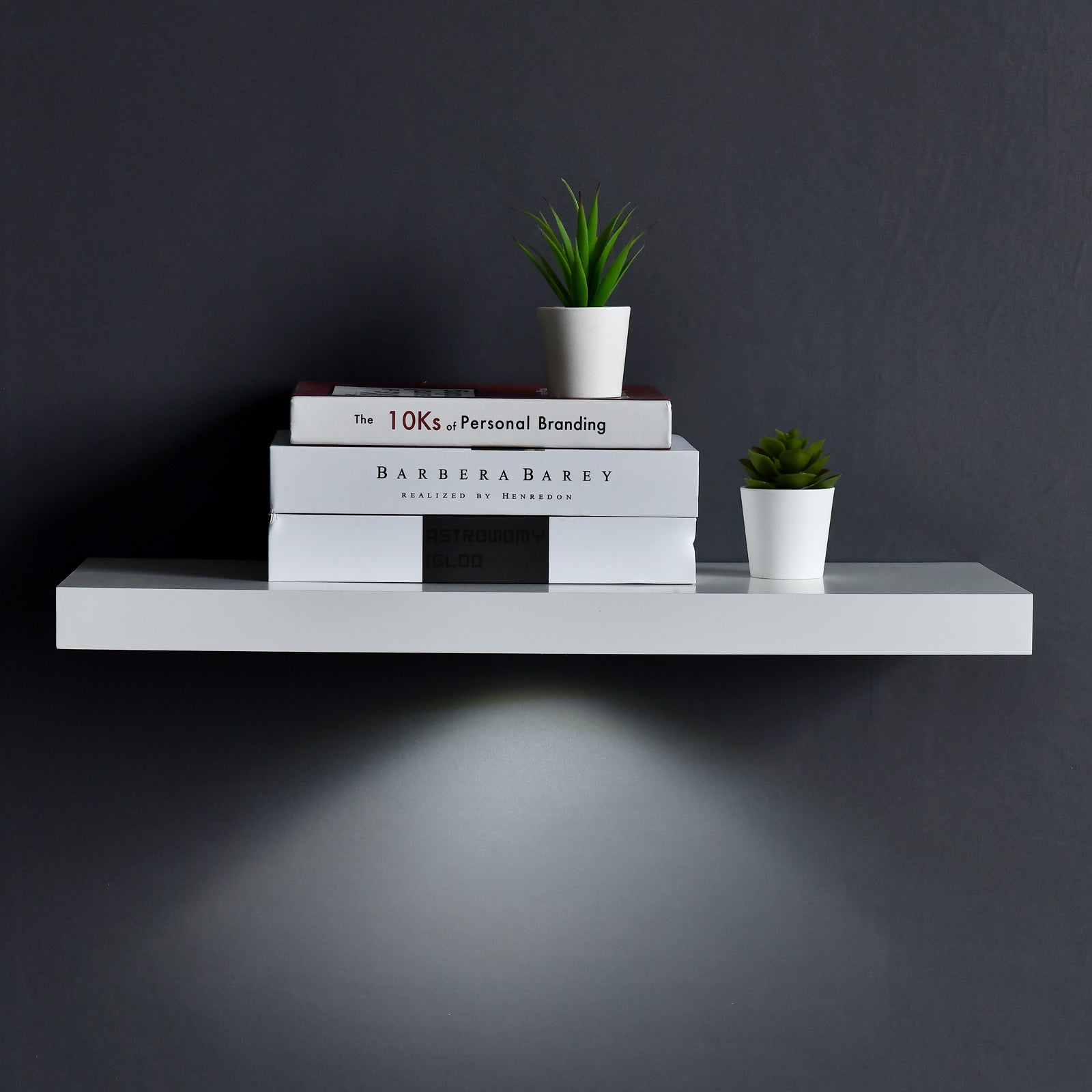 white floating shelves home depot