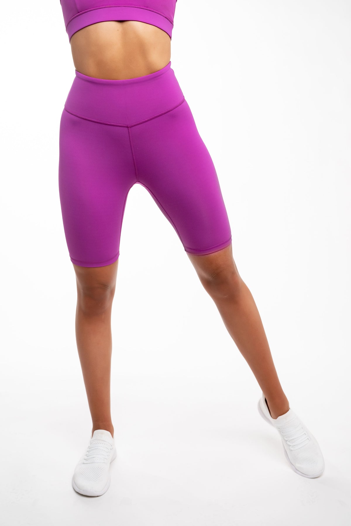 light purple biker shorts