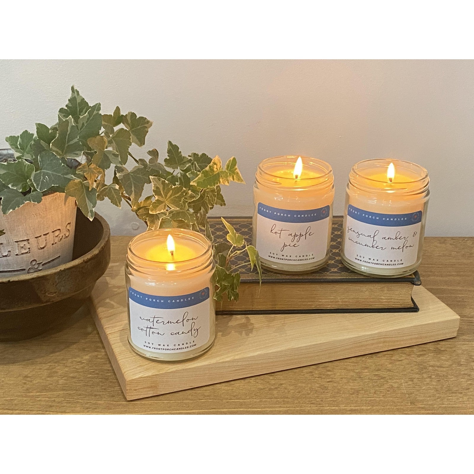 Beach Breeze & Coconut Cream- Soy Candle - Front Porch Candles