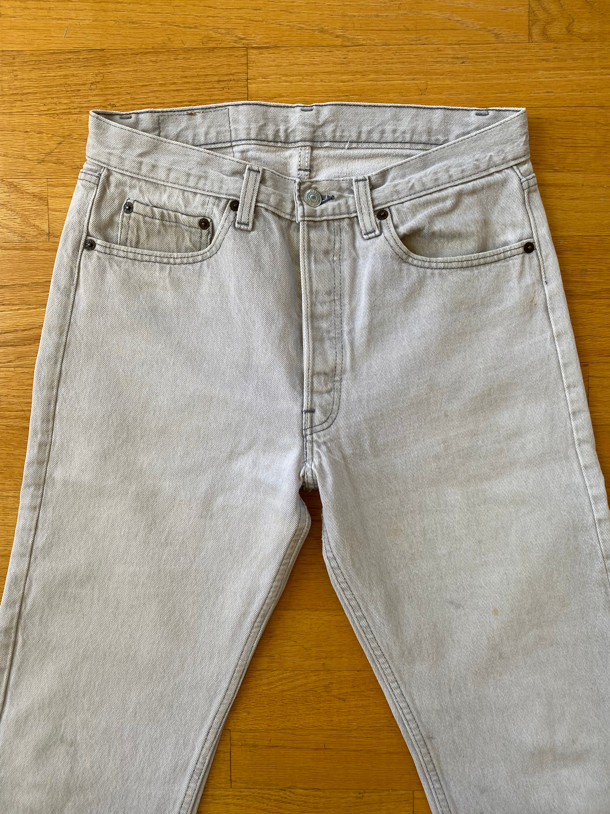 Levi's Gray Wash 501s (31”W) | Mercy Vintage