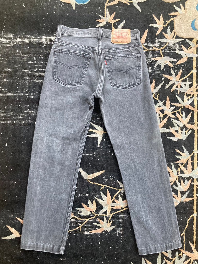 Levi's Black Wash 501s (27” W) | Mercy Vintage