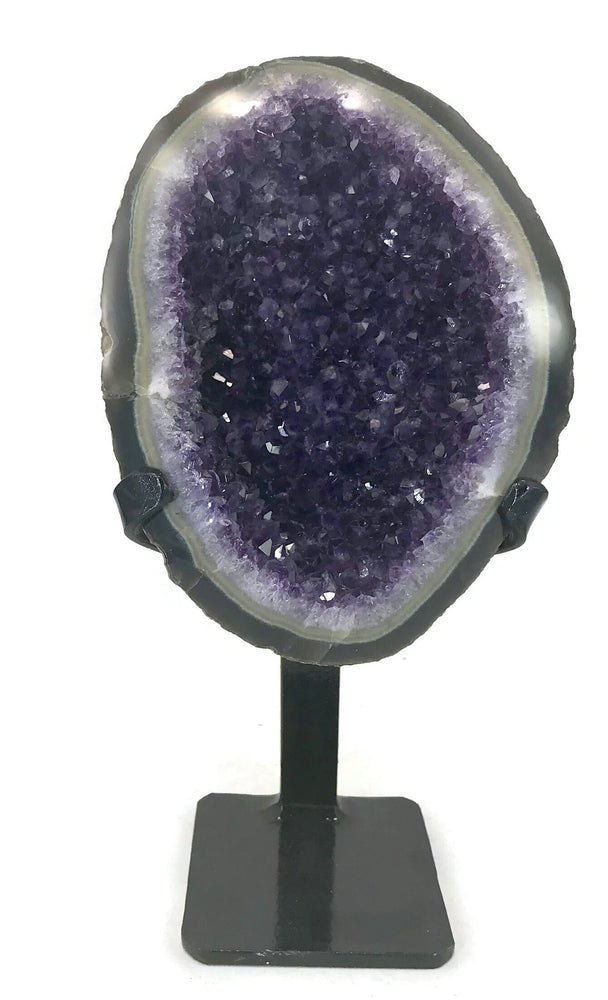 amethyst geode slice