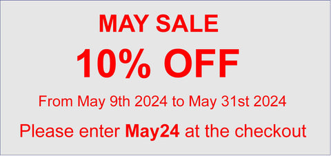 May sale banner 10 percent off