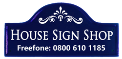 House sign shop logo