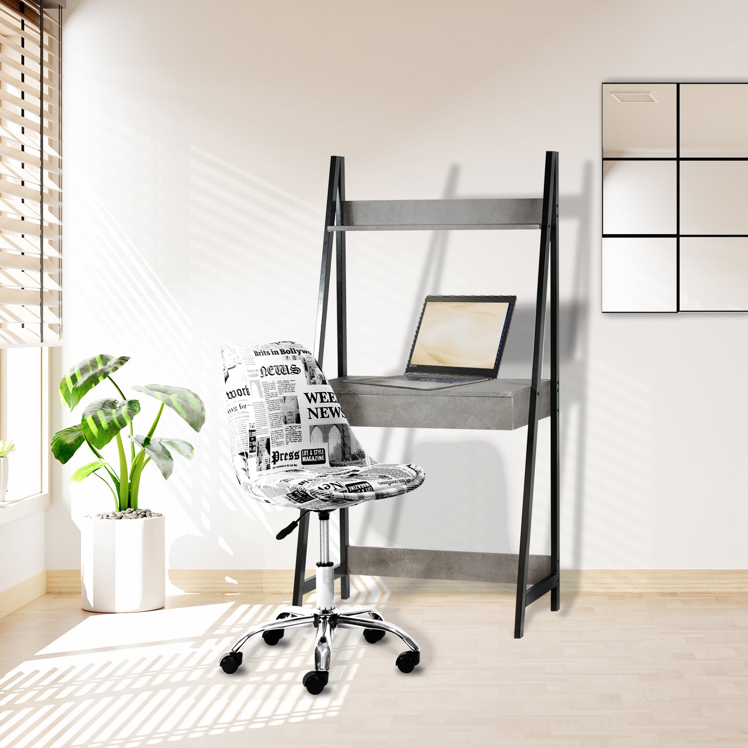Escritorio Home Office Extensible Ambos Lados con Rieles y Ruedas. Llega  Armado – HomeWorking
