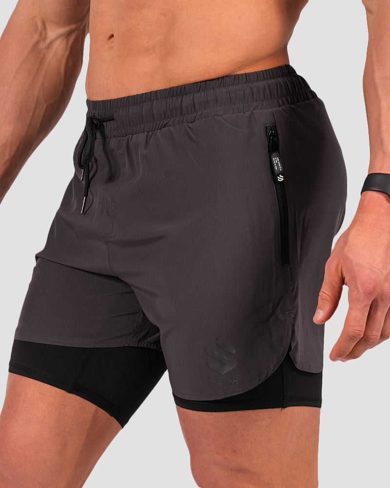 Tech Compression Shorts - Grey