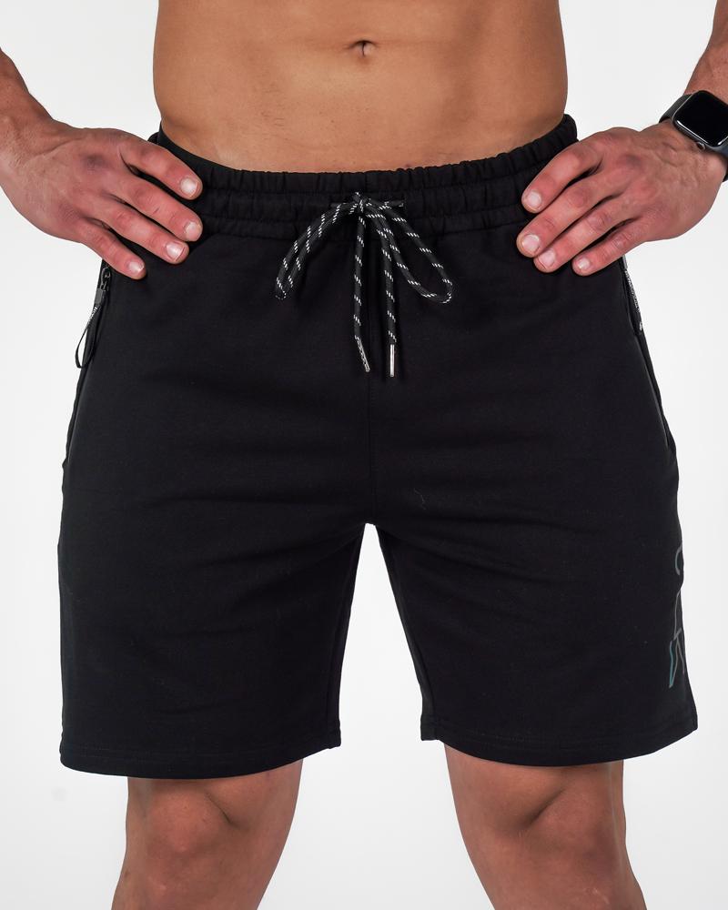 Harlequin Mid Shorts - Men's Gym Shorts - Black