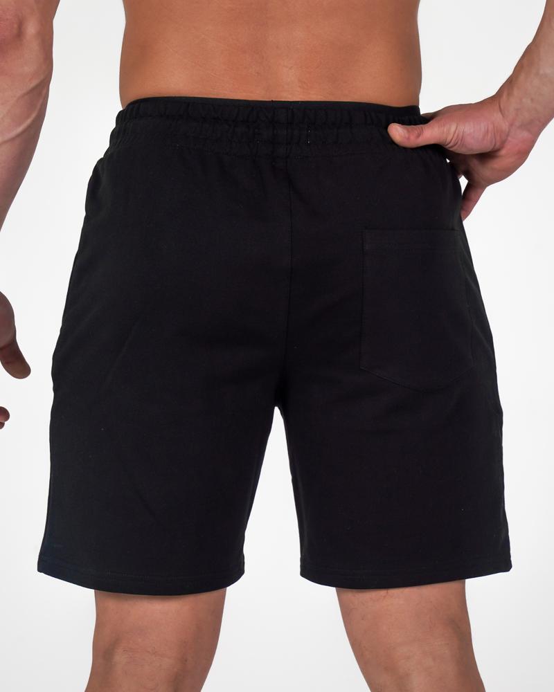 Harlequin Mid Shorts - Men's Gym Shorts - Black