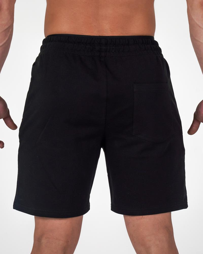 Harlequin Mid Shorts - Men's Gym Shorts - Black