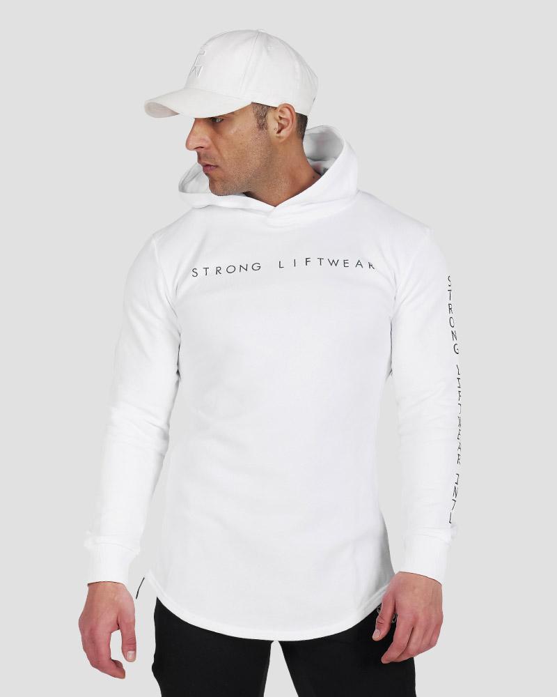 Harlequin Reflective Hoodie- Gym Wear - White