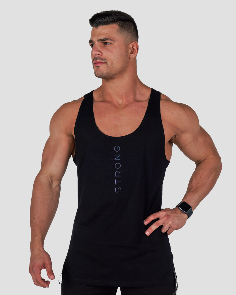 Harlequin Taperback - Gym Singlet - Hyper – Strong Liftwear Australia
