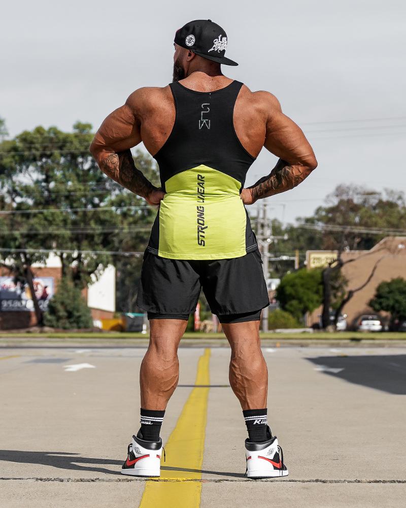 Harlequin Taperback - Gym Singlet - Hyper