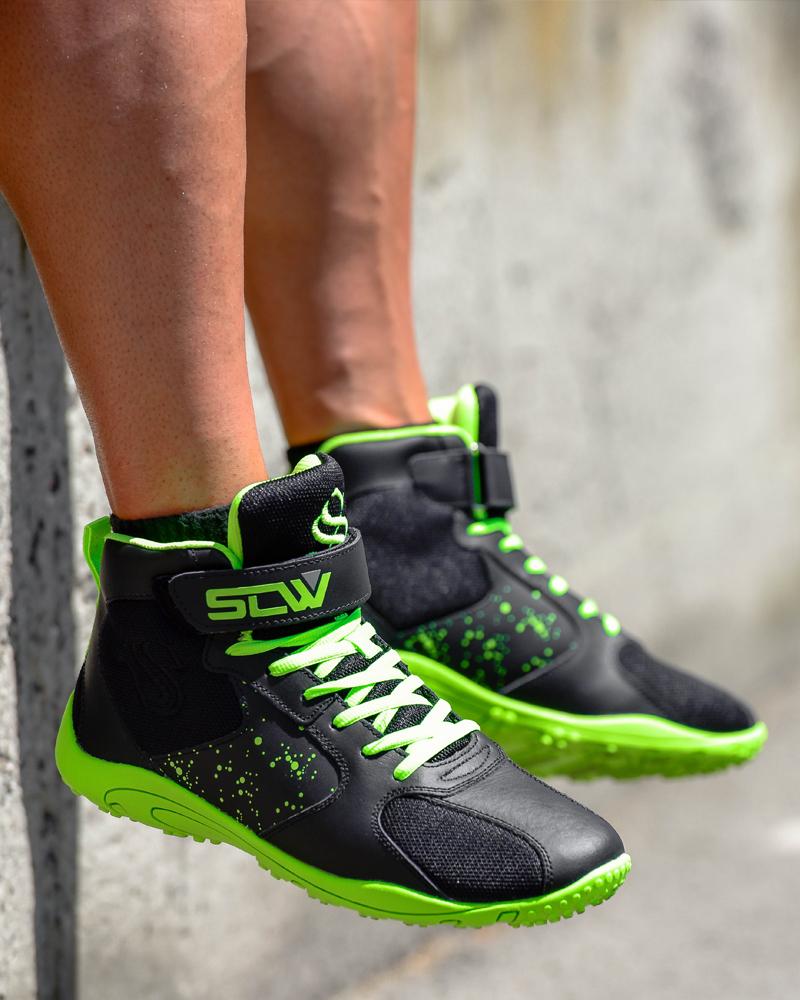 Hurricane High-Top Training Shoes - Black / Hyper