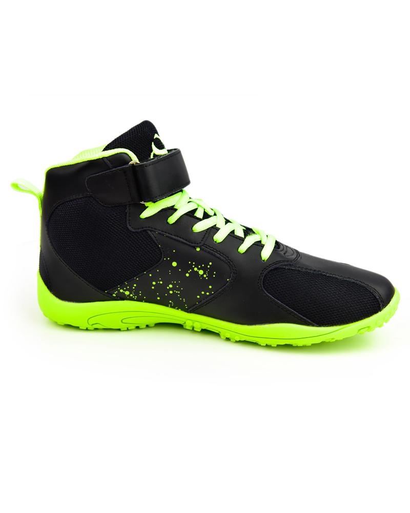 Hurricane High-Top Training Shoes - Black / Hyper