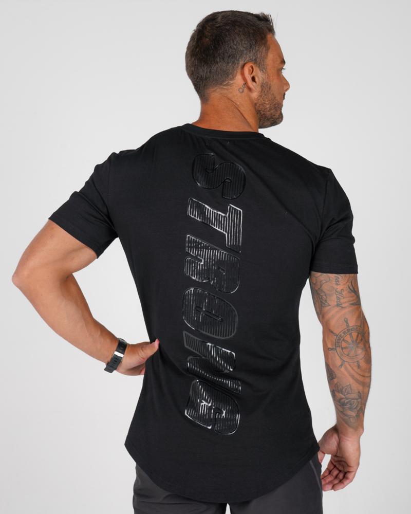 Men's Accentuate Tee - Gym Tee - Black