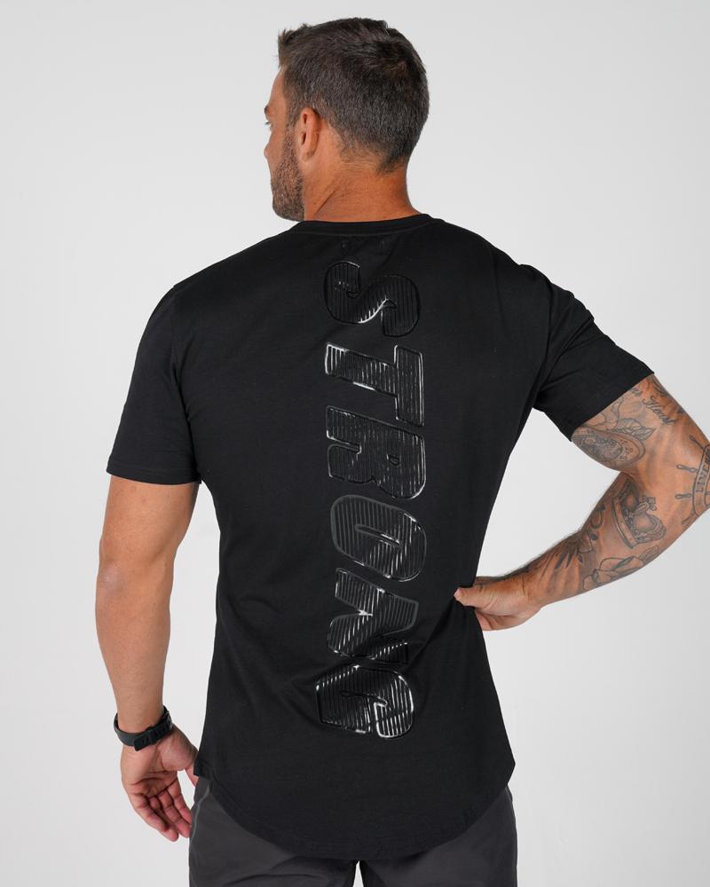 Men's Accentuate Tee - Gym Tee - Black