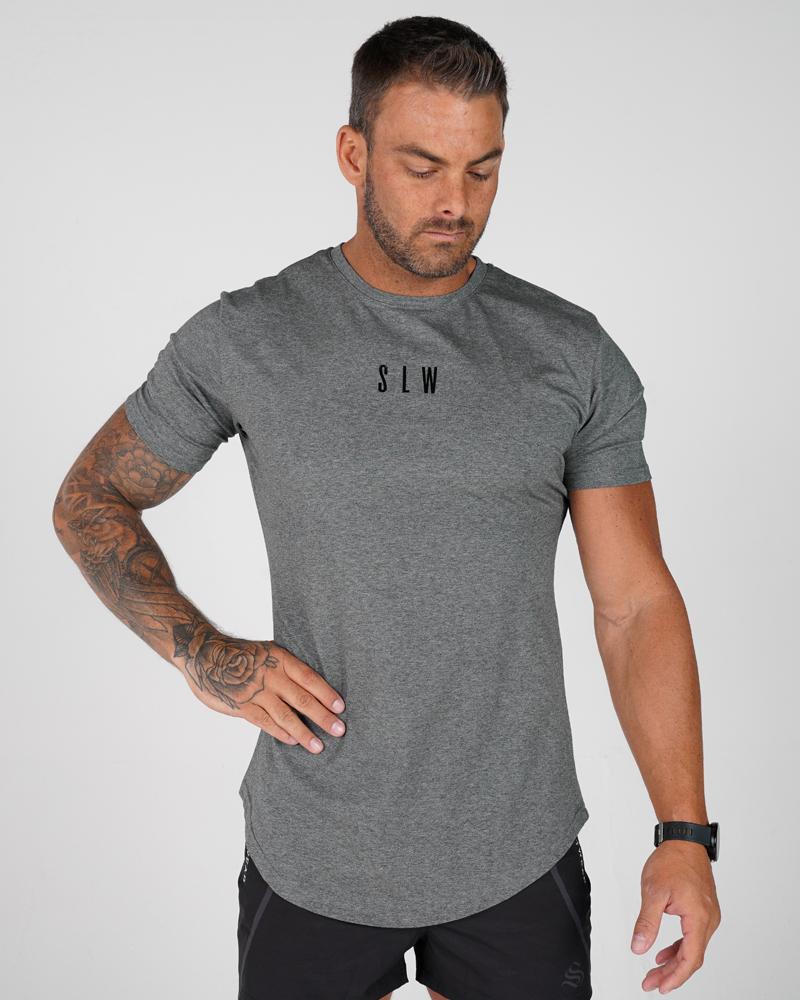 Men's Accentuate Tee - Gym Tee - Grey