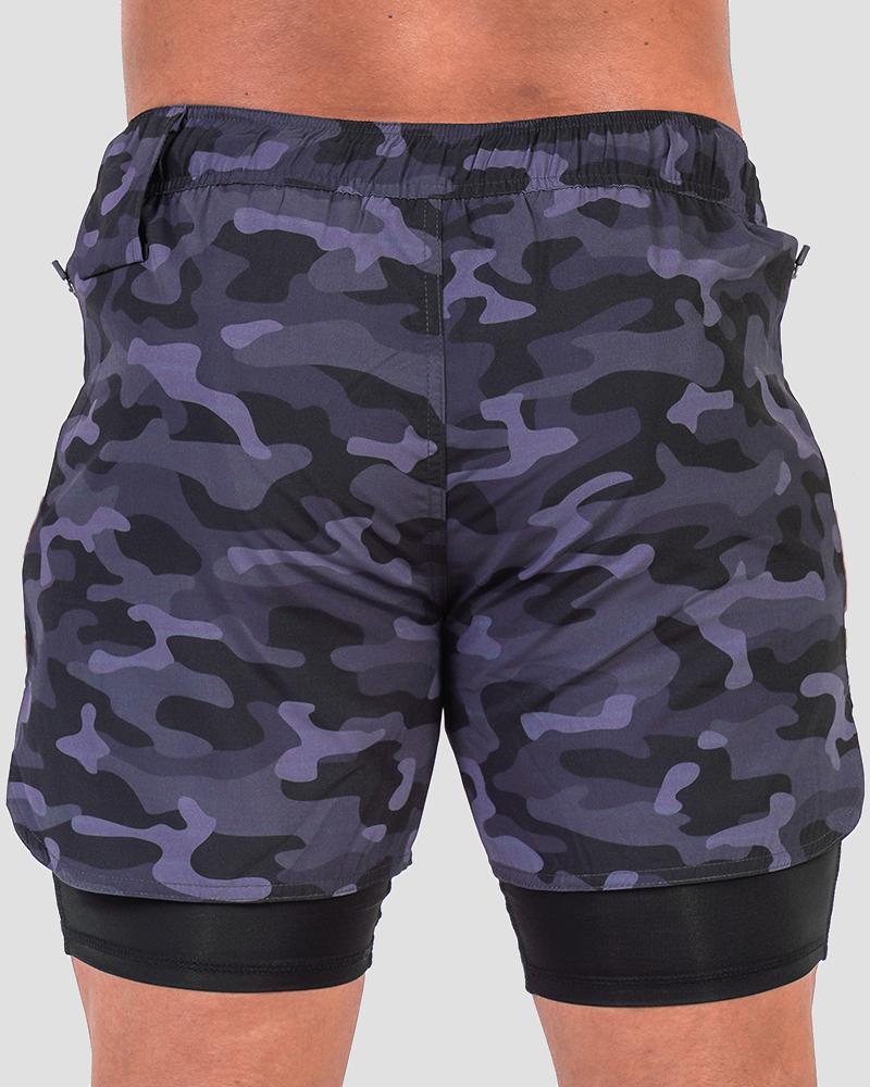 Tech Shorts - Workout Training Shorts - Camo