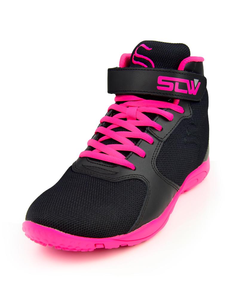 Womens Hurricane Gym Shoe - Training Shoes - Black / Pink