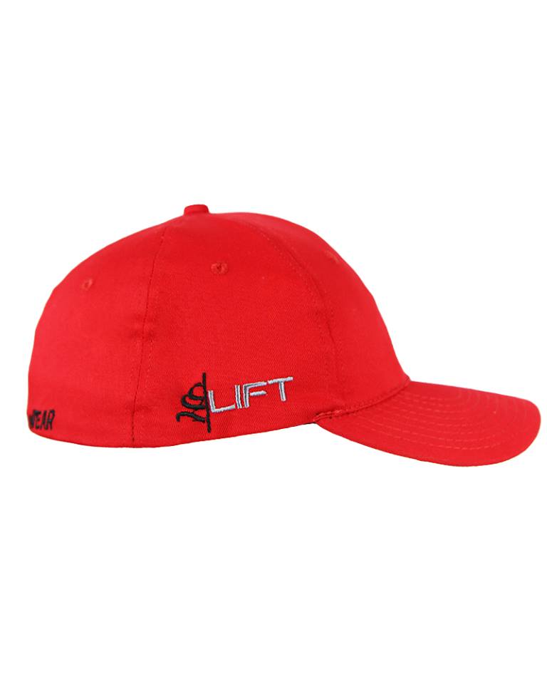 Strong Lift Wear red Flexfit Cap