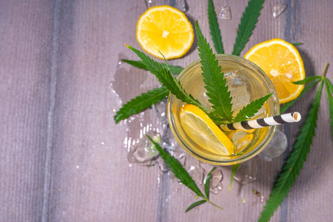 Cannabis drink lemonade