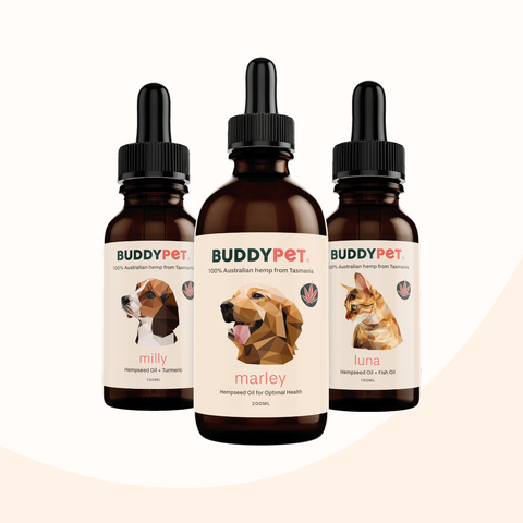 Picture of product range for BUDDYPET