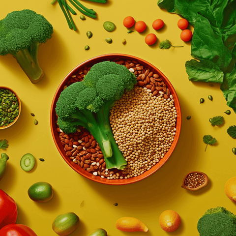 Hemp food on a table