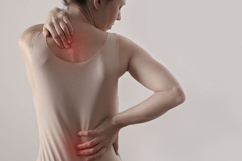 Woman with back pain