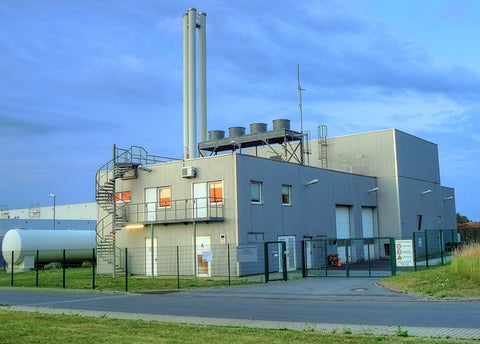 image of a biomass power plant