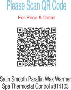 Satin Smooth Paraffin Wax Warmer Spa Thermostat Control #814103